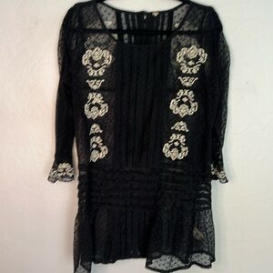 Free people lacey long top